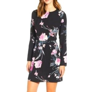 NWT Leith Floral Print A-Line Mini Dress Size Small Retail $49.00
